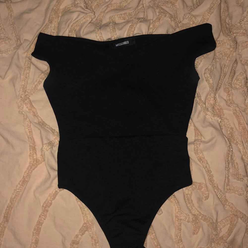 Off the shoulder body suit